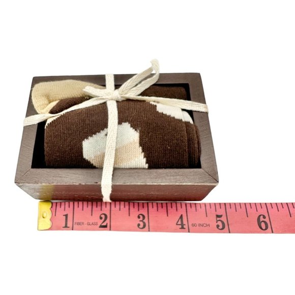Primitives by Kathy Life Begins After Coffee Box Sign & Socks Gift Set NWT - Picture 4 of 10